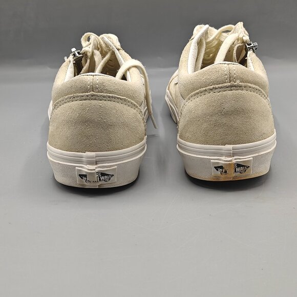 VANS Unisex Old School Zip Suede Marshmallow/Blanc Shoes - Picture 10 of 11